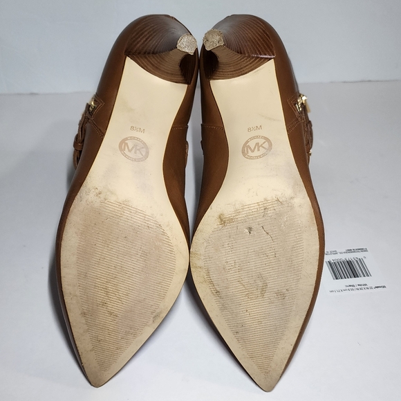 Michael Kors Leather Lori Bootie mid-calf boots / 8.5M - Picture 7 of 9